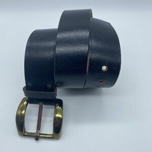 Unbranded Black Genuine Leather Belt 1082 Women's Size S